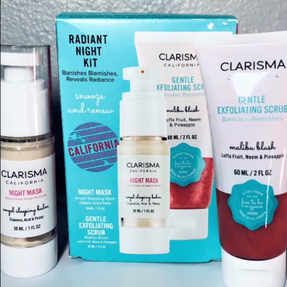 Clarisma 2 piece radiant  night kit